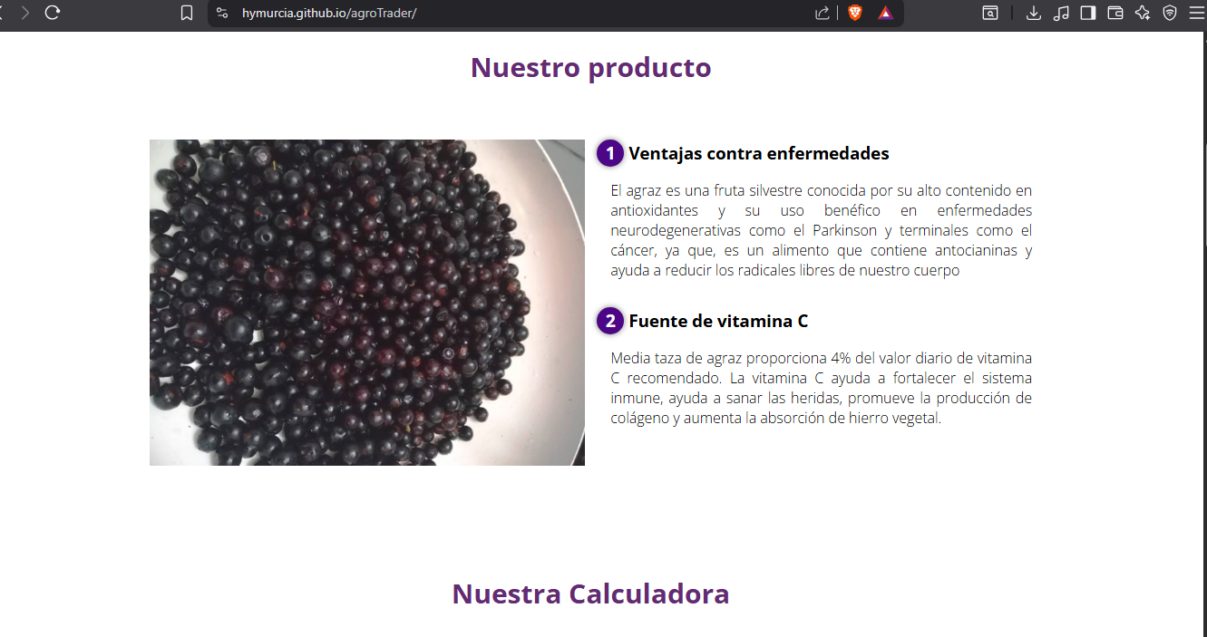 Agro Trader - Catálogo de productos