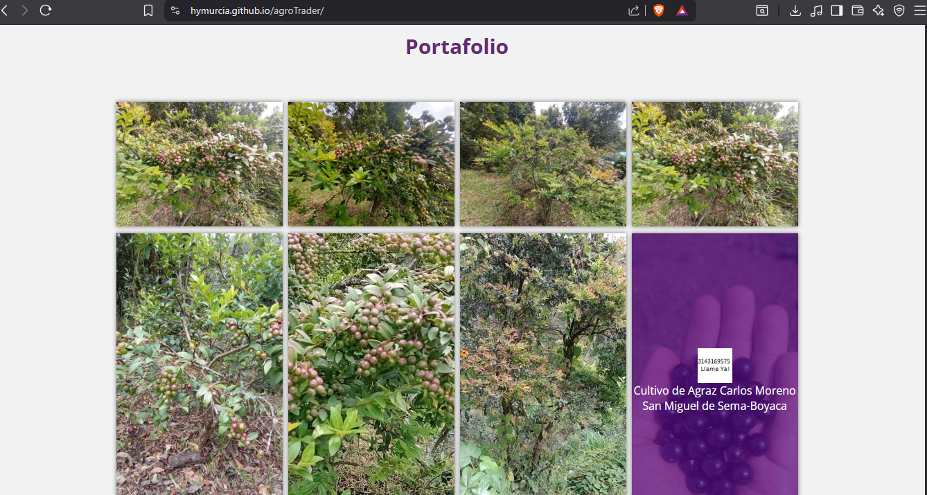 Agro Trader - Carrito de compras